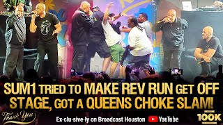 Run DMC, REV Run REFUSES To LEAVE The STAGE, JAM MASTER JAY Forever!