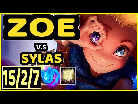 EVROT (ZOE) vs SYLAS - 15/2/7 KDA MID CHALLENGER GAMEPLAY - BR