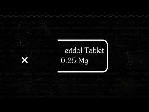Haloperidol 0.25 mg Tablets