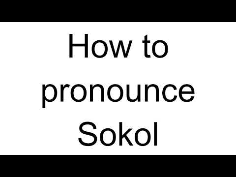 How to Pronounce Sokol (Albanian)