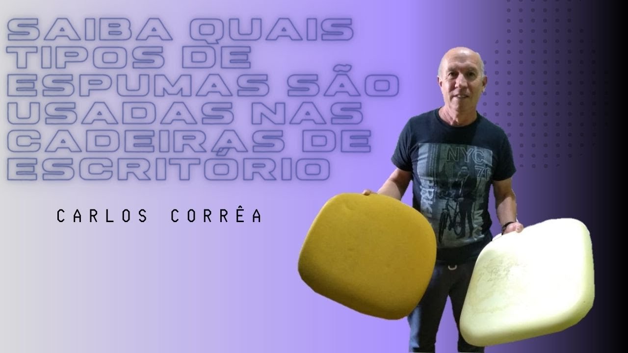 Saiba quais tipos de espumas são usadas nas cadeiras de escritório.
