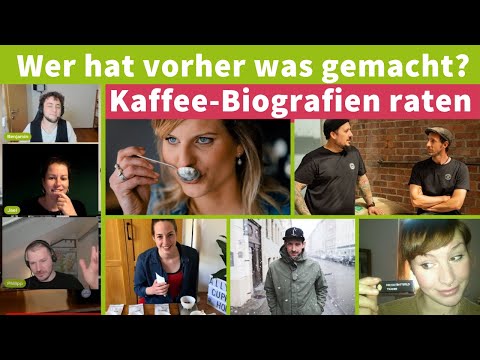 Kaffee-Biografien raten – Wer hat was vor der Kaffeekarriere gemacht?