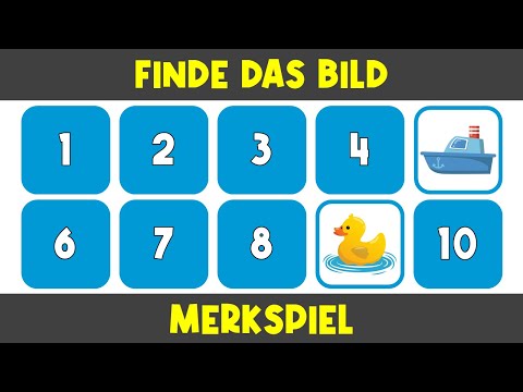 SPIELE MEMORY - KINDER SPIEL MIT VIELEN VERSCHIEDENEN SPIELZEUGEN - NR. 1