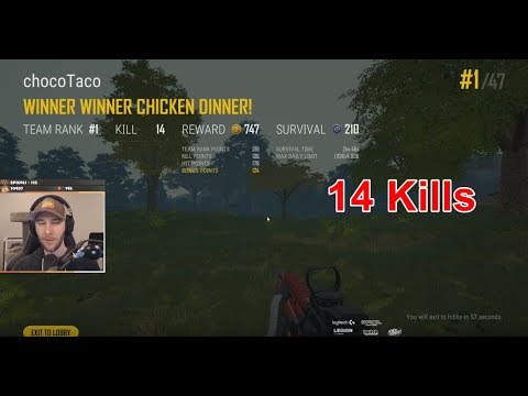 ChocoTaco Playing PUBG 'You Can't 'Flying choco' the chocoTaco   PUBG Gameplay