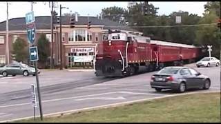preview picture of video 'Flagg Coal 75 arrives Mason Ohio 2009'