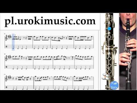 Nauka Gry Na Klarnecie Jonas Blue - Mama Nuty Poradnik Część 2 um-i463