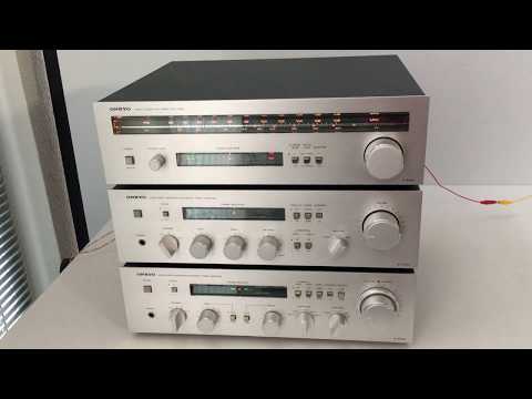 ONKYO A-7070 Amplifier + ONKYO A-7040 Amplifier + Onkyo T-4040 Tuner