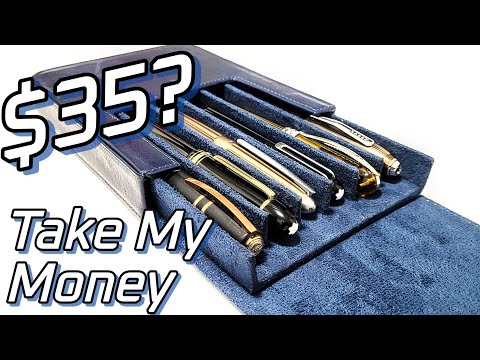 Any Good? $35 Aliexpress Leather 6 Pen Case