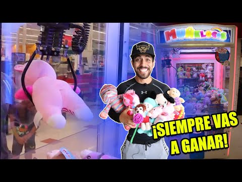 ¿Cómo GANAR SIEMPRE en la MÁQUINA DE PELUCHES? | Tutorial definitivo para vencer a la garra
