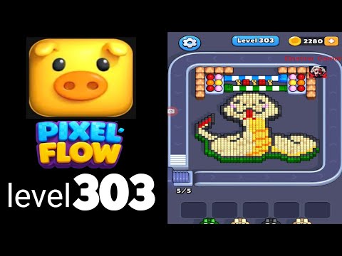 Pixel Flow Level 303 Walkthrough
