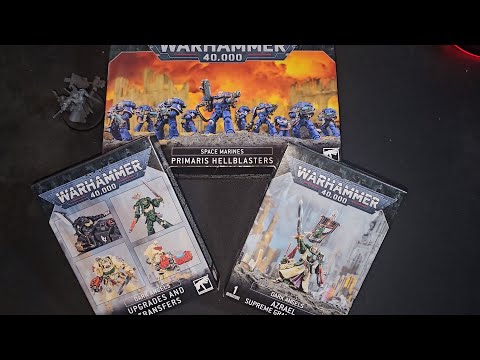 The Best way to start Dark Angels in 2025!? Warhammer 40k Miniature unboxing and build!!