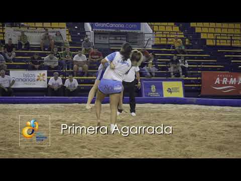 Final Femeninas Canarias | Laura Díaz Alejo VS Estefanía Ramírez | Mundial de Lucha Canaria 2018