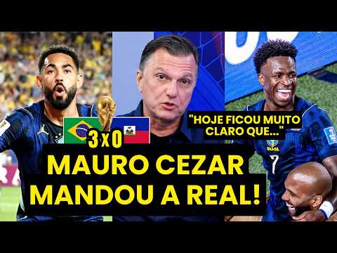 MAURO CEZAR: “FICOU MUITO CLARO que essa SELEÇÃO do ANCELOTTI…” | BRASIL 3 x 0 HAITI | COPA