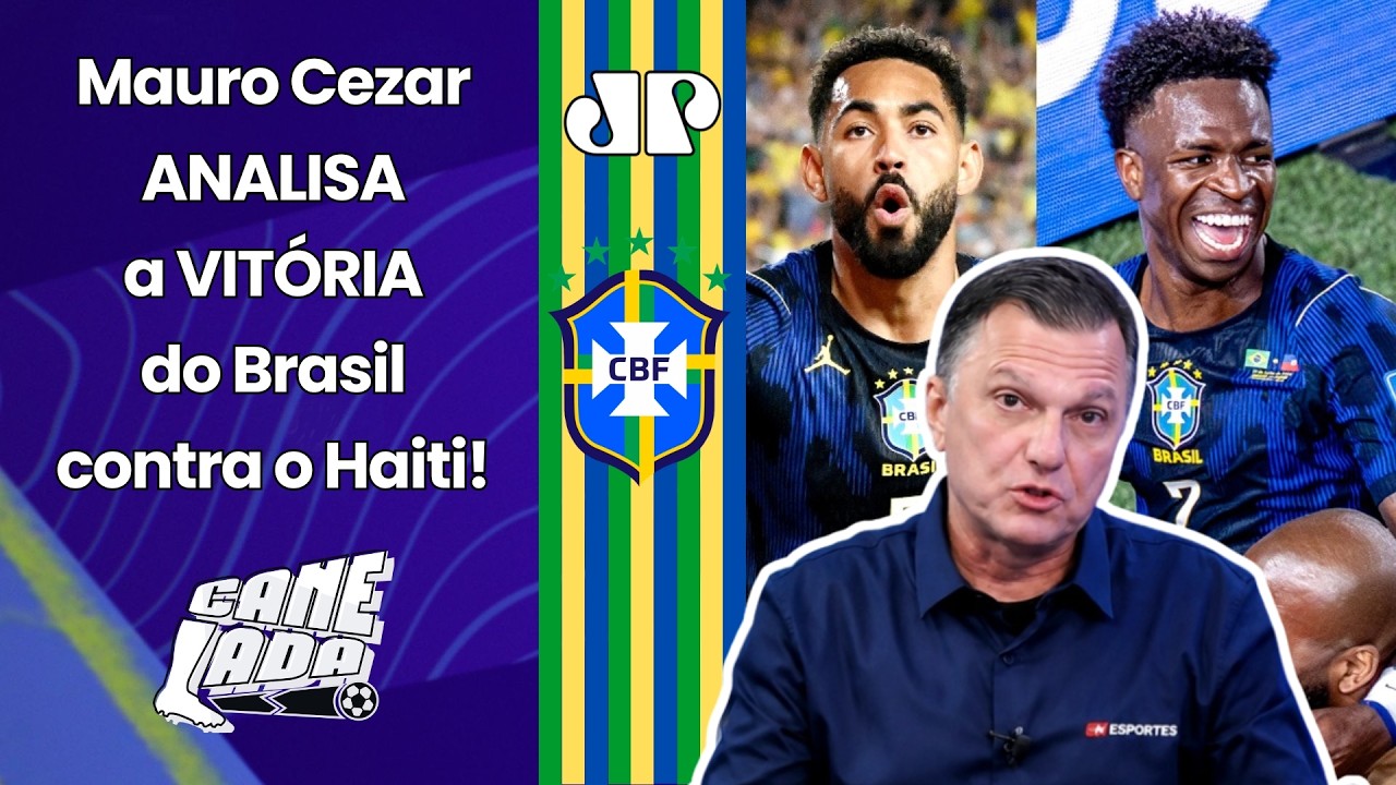 MAURO CEZAR: "FICOU MUITO CLARO que essa SELEÇÃO do ANCELOTTI..." | BRASIL 3 x 0 HAITI | COPA
