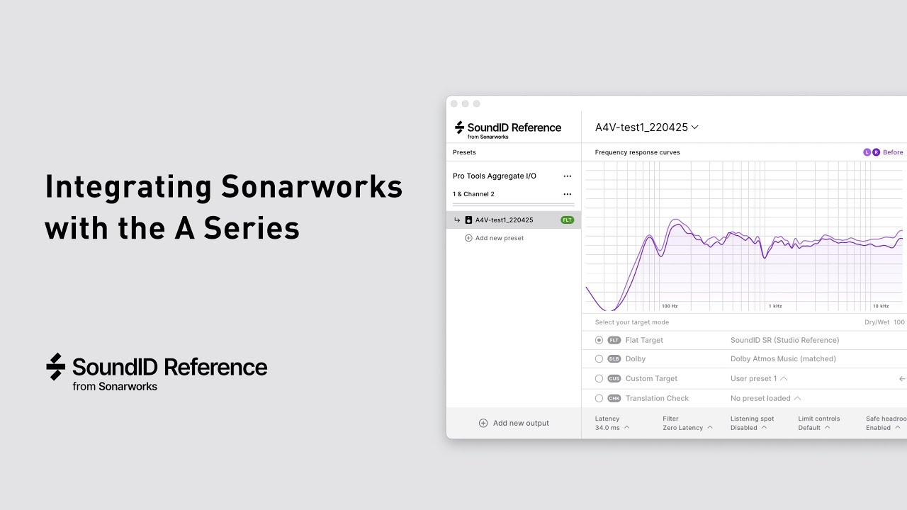 How to Integrate Sonarworks into the A Series Monitors
