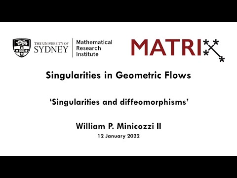 William Minicozzi: Singularities and diffeomorphisms Lecture One