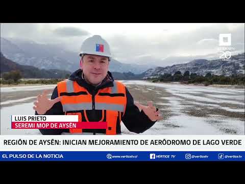 MOP inicia conservación mayor del aeródromo de Lago Verde en la Región de Aysén