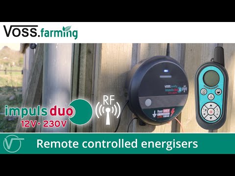 VOSS.farming Impuls DUO RF - Remote Controlled Electric Fence Energisers, Dual (12/230V)
