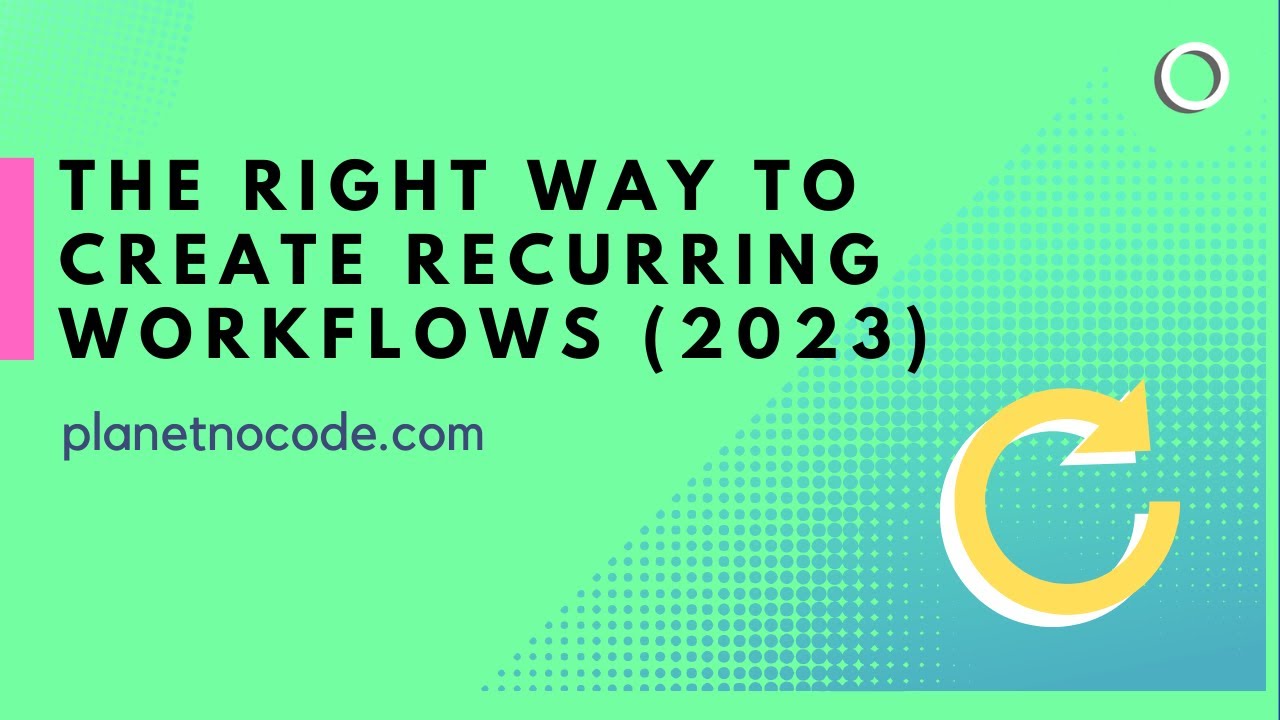 How to create recurring workflows in Bubble in 2023 thumbnail