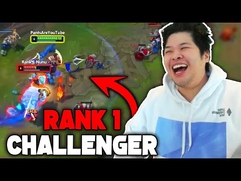 How I stomped the Rank 1 Challenger Player Nunu Jungler with my new main to Rank 1 Challenger