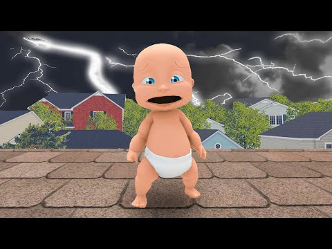 Thunder Storm DESTROYS Baby's House! (Whos Your Daddy!)
