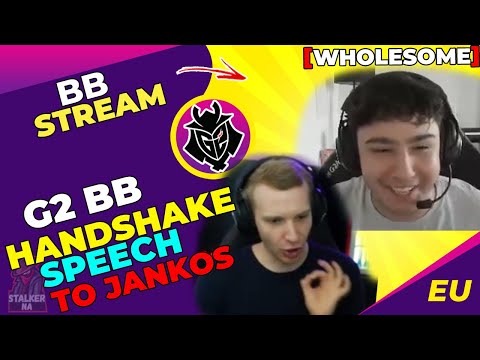 G2 BrokenBlade Handshake TRASH Talks to G2 Caps and Jankos [WHOLESOME]