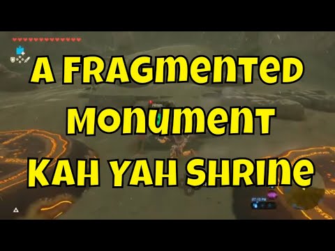 A Fragmented Monument Shrine Quest | Kah Yah Guide and Chest | Quick Timing|Zelda Breath of the Wild