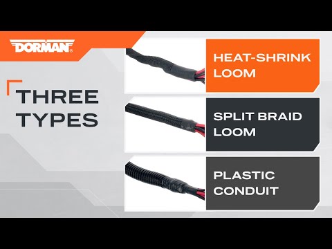 Make your auto wiring work look professional with quality conduit and loom