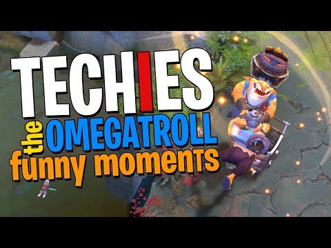 Techies the OMEGATROLL - DotA 2 Funny Moments
