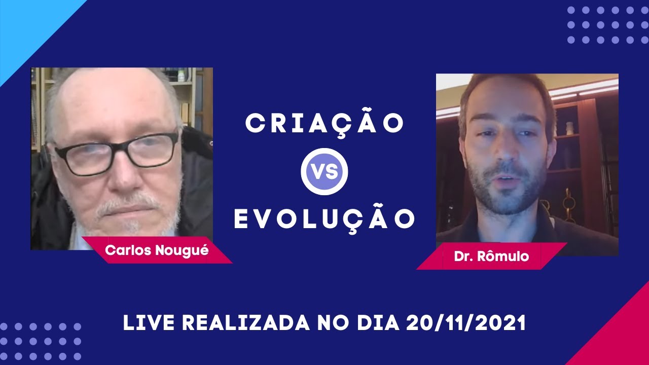 Live com o Prof. Rômulo - Criação x Evolução