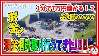 ⑶マルチサーバーで現金つかみ取り行ったら〇〇〇万円儲かったんだけどｗｗ【パルワールド】