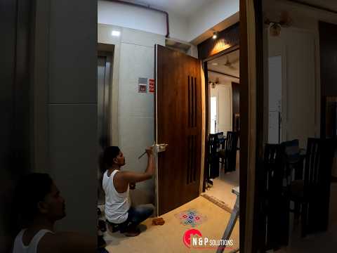 Wood safety door, for residential