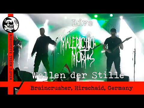 Live MALEDICTIO MORTIS (Wellen der Stille) 2023 - Braincrusher, Hirschaid, Germany, 25 Mar
