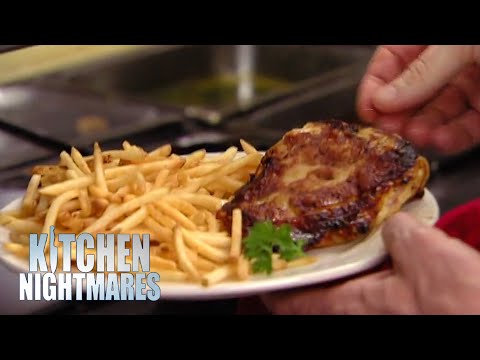 Gordon Ramsay Stops Burnt Food From Being Served | Kitchen Nightmares