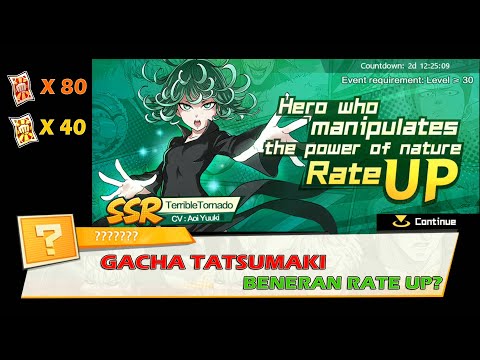 Gacha Tatsumaki RATE UP!!! (IT'S REAL?) OPM THE STRONGEST.