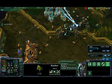 Starcraft 2 Beta - Protoss Air Attack