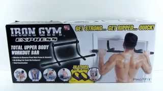 Iron Gym Express Workout Bar(Pull Up Bar) Unboxing [HD]