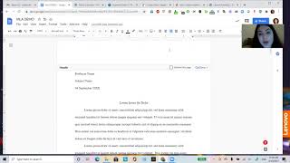 Adding Last Name and Page Number to MLA Essays Google Docs