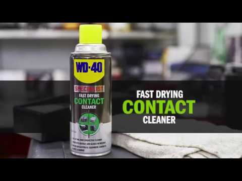 How to use WD-40 SPECIALIST Fast Drying Contact Cleaner