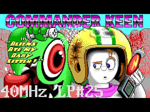 [Longplay] Commander Keen 6 - Aliens Ate My Babysitter! (1991, PC DOS) 40MHz LP#25 1080p 60FPS