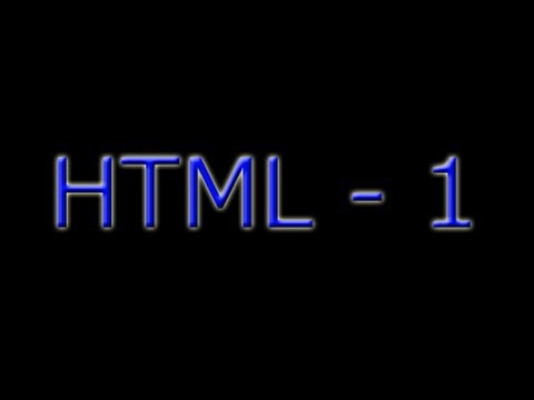 [HTML Tutorial 1] Einführung (german)
