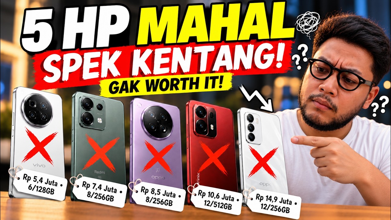Skip Aja Ini‼️ 5 HP MAHAL SPEK KENTANG YG GAK WORTH IT!