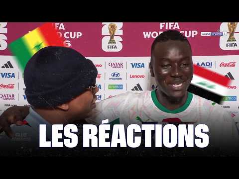 La JOIE de PAPE GUEYE après l'ÉNORME VICTOIRE contre l'IRAK !