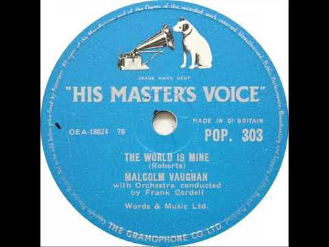UK New Entry 1957 (57) Malcolm Vaughan - The World Is Mine