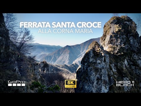 FERRATA SANTA CROCE alla Corna Maria | San Pellegrino Terme [5K]