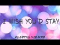 'I Wish You'd Stay' - Lina Hope - Trailer (Wattpad)