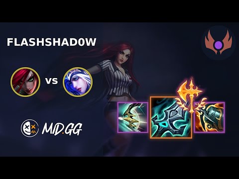 MID.GG: [ FlashShad0w ] Katarina BOT vs Ashe | EUW MASTER | LOL Season 2025
