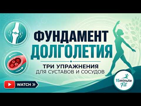 ФУНДАМЕНТ ДОЛГОЛЕТИЯ: 3 упражнения, которые спасут суставы и сосуды уже сегодня!