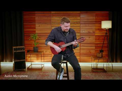 Ortega Guitars - 8 String Ukulele,Ttenor size, Mahogany Top, Bonfire Series (RU4MM-TE)