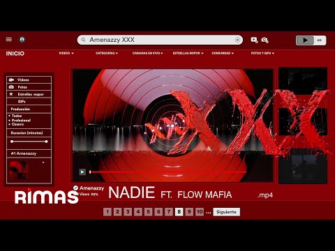 Amenazzy - Nadie (Visualizer) | XXX
